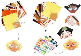 Origami - piccole ragazze da sfilata