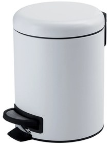 Pattumiera Bagno Con Pedale 3 Lt Gedy "Potty" Bianco Opaco