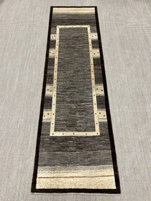 Loribaft Tappeto 90x300 Beige (Iran) Annodato A Mano