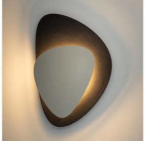 Applique a LED PEDRA LED/7W/230V nero/beige