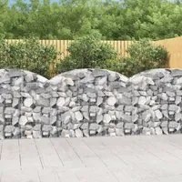 Cesto Gabbione ad Arco 150x50x100/120 cm Ferro Zincato 153455