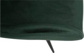 Sedia da pranzo verde in imbottito con braccioli Gaia – DAN-FORM Denmark