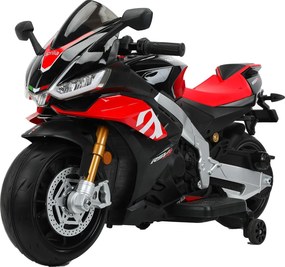 Moto Elettrica per Bambini 24V con Licenza Aprilia RSV4 BIG Nera...