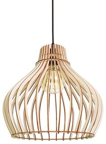 Lampadario su corda BARREL 2xE27/24W/230V