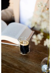 Tazze in set per espresso/con parete doppia in vetro 2 pz 100 ml Geo – Vialli Design