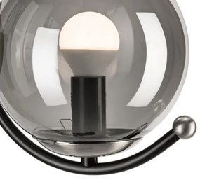 Applique GEORGIA 1xE14/5W/230V cromo opaco/fumé