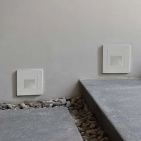 Illuminazione scale LED da esterno LED/3W/230V 3000K IP65 bianco