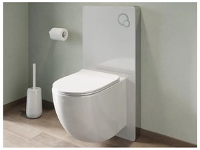 Pacchetto WC sospeso con Telaio decorativo Bianco lucido - JAVOINE