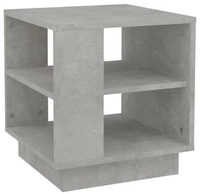 Tavolino salotto grigio cemento 40x40x43 cm legno multistrato