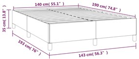 Giroletto Cappuccino 140x190 cm in Similpelle