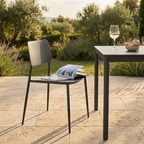 VIPER - sedia in acciaio da giardino