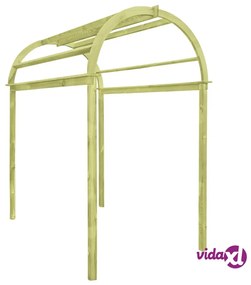vidaXL Arco a Traliccio 125x150x235cm in Legno di Pino Impregnato