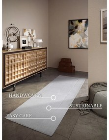 Passatoia color crema in lana intrecciata a mano 80x250 cm Charlotte - Villeroy&amp;Boch