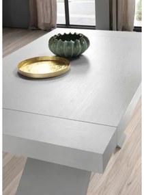 Tavolo sala da pranzo allungabile 260 cm in laminato KARMA Bianco
