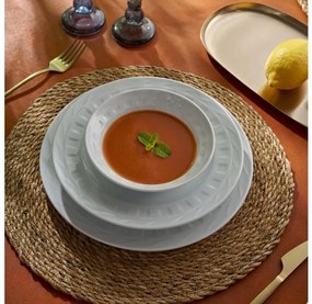 Set da tavola 18 pezzi in porcellana bianca