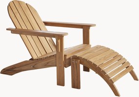 Set sedia a sdraio con poggiapiedi Adirondack 2 pz