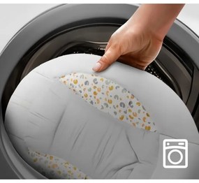 KINDERKRAFT - Altalena per bambini con melodia 2in1 LUMI grigio chiaro