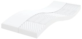 Materasso İn Schiuma Bianco 80x200 Cm 7 Zone Durezza 20 Ild /