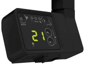 Termoarredo elettrico a fluido  EQUATION Kaltar 500 W  nero L 50 x H 98 x P 10 cm