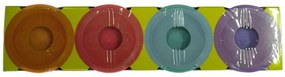 Play-Doh Plastilina 4 Vasetti Colorati - viola, rosa, blu, arancione