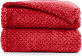 Coperta in microfibra rossa, 220 x 240 cm Henry - DecoKing