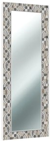 Specchio rettangolare in legno multicolore 52 x 152 cm