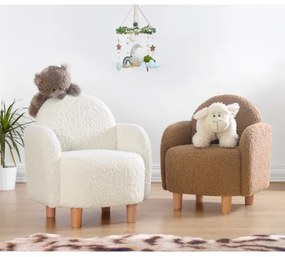 Poltroncina per bambini DORY, marrone