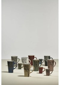 Tazze da espresso in gres rosa chiaro in set da 4 100 ml Hela - Villa Collection