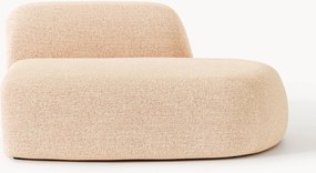 Chaise lounge in bouclé Wolke