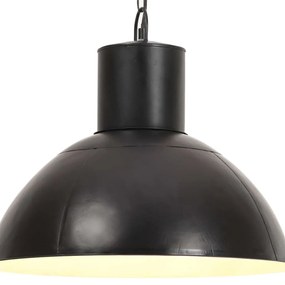 Lampada A Sospensione 25 W Nera Rotonda 48 Cm E27 /