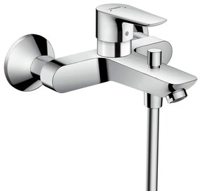 Rubinetto per vasca getto laminare cristallino Talis per muro HANSGROHE