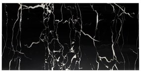 Set di 6 adesivi murali 60x30 cm Nero Marquina - SP TREND