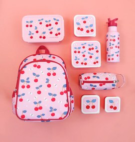 A Little Lovely Company - set di quattro scatole merenda - ciliegie