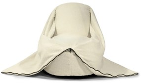 Pouf a sacco per bambini marrone con rivestimento in bouclé Cocoon 100 – SLOWDOWN