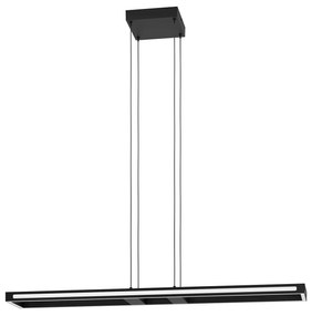 Sospensione Contemporanea Salvilanas-Z Alluminio Nero 1 Luce Led 33W