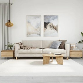Tavolini Salotto 2pz Rovere Sonoma 50x46x35cm Legno Multistrato /