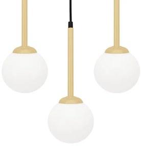 Lampadario a sospensione con filo PARMA 3xE14/40W/230V nero