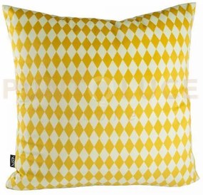 Fodera cuscino 40x40 in tessuto vellutato giallo