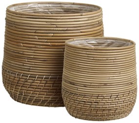 Set di cesti in rattan 2 pz ø 39x35 cm Moro – House Nordic