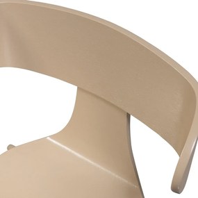 Sedia da pranzo di colore naturale con effetto frassino impilabile Form – WOOOD