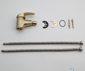Rubinetto per bidet EYN BBG0953 da piano in oro opaco