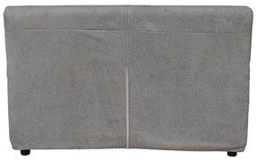Divano 2 posti tessuto sfoderabile VERONA 150 cm Grigio bordino Grigio chiaro
