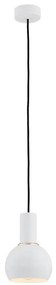 Argon 4215 - Lampadario a sospensione con filo SINES 1xE27/15W/230V d. 14 cm bianco