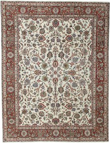 Sarouk Tappeto 270x360 Beige (Iran) Annodato A Mano
