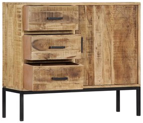 Credenza 88x30x71 cm legno massello di mango