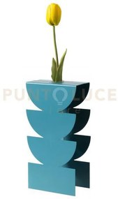 Vaso portafiore decorativo memphis blu oltremare