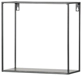 Set di 2 mensole da parete nere Meert - WOOOD