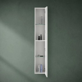 Pensile bagno sospeso cannettato H 150 cm bianco opaco  Bali