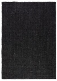 Tappeto nero in iuta 190x280 cm Bouclé – Hanse Home