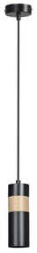 Lampadario a sospensione AKARI 1 BLACK